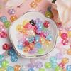 Bracelet Plum Necklace AB Transparent Flower Beads 10mm 250Pcs Colorful for DIY Jewelry Making Loose Beads Random Mixed Acrylic Beads