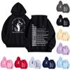 Graphic Hoodies For Women Cute Pullover Long Sleeve Preppy Sweatshirts Letter Printed Hooded Tops Fall Winter