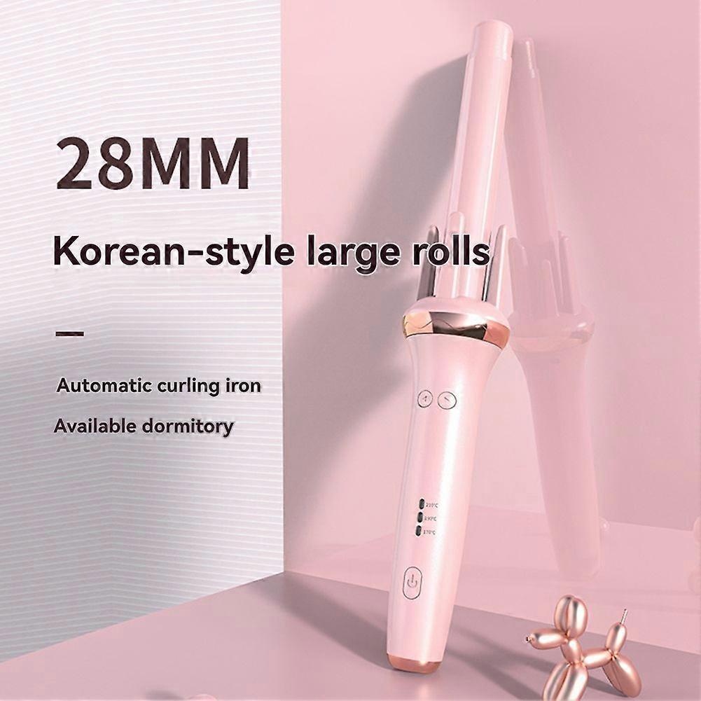 Professional Rotary Curling Iron FullyAutomatic Curling Iron Damage-Free,Long-Lasting Styling Automatic Curling Iron(EU)