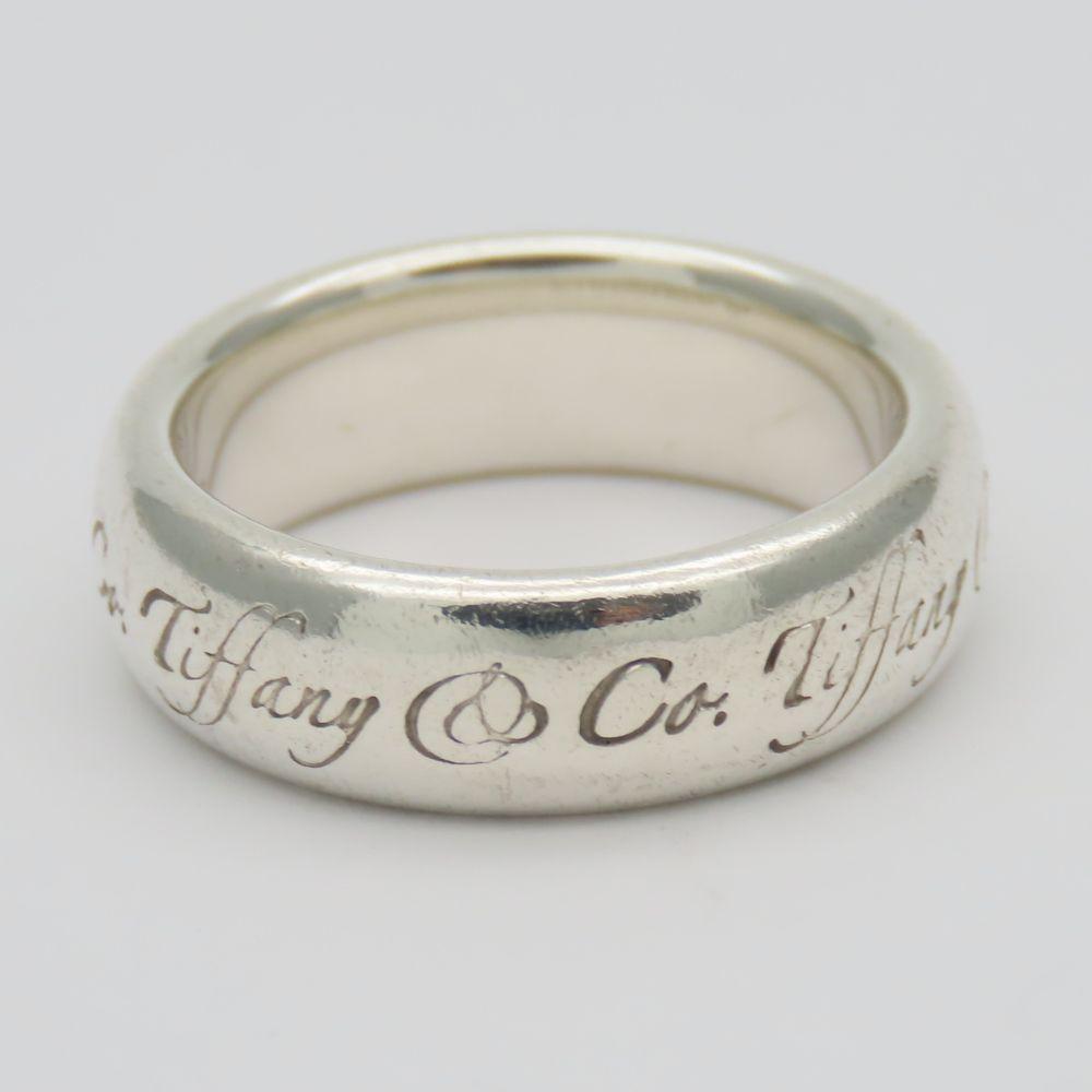 Used TIFFANY&Co. Ring Notes EU#49 Silver925 6.4g Silver Accessories