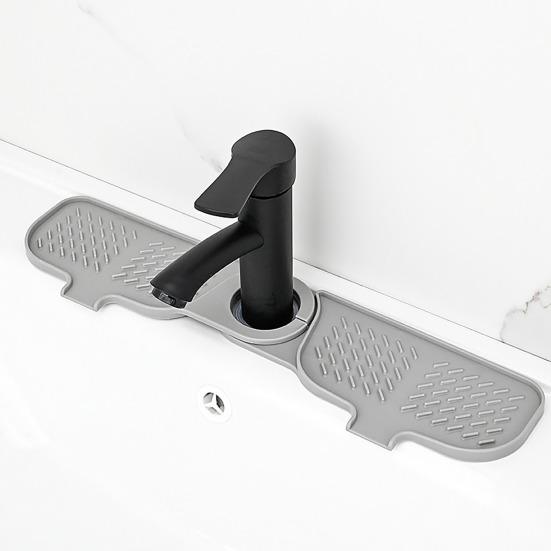 Drain Pad Easy To Clean Anti-splash Quick-drying Stain-resistant Reusable Silicone Faucet Drainage Mat