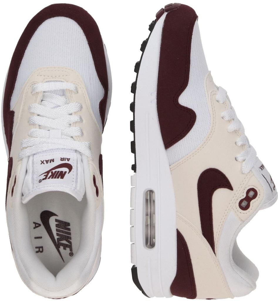 Women's Nike Air Max 1 '87 Sneakers White/night Maroon/phantom Black