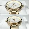 [USED] Working Seiko Lukia watch with shell dial, gold, 10 diamonds, and titanium