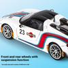 1/18 Porsche 918 Martini Окрашенный Лимитированная Серия Сплав Литой Модель Автомобиля Коллекция Хобби Украшений Звук и Свет Серия Подарок