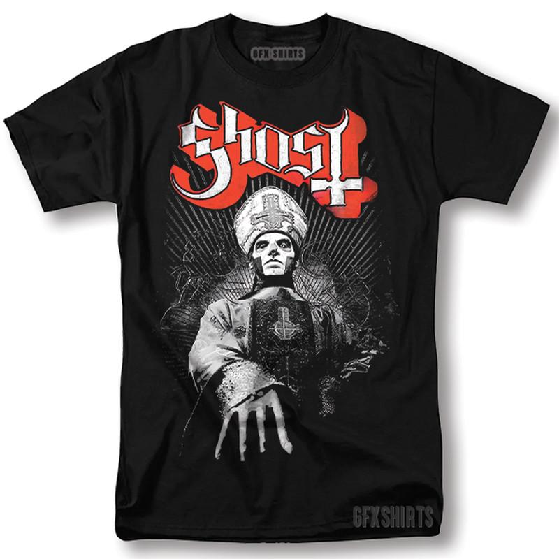 Футболка Ghost Shirt Opus Heavy Metal Rock Tour Винтажный Графический Дизайн