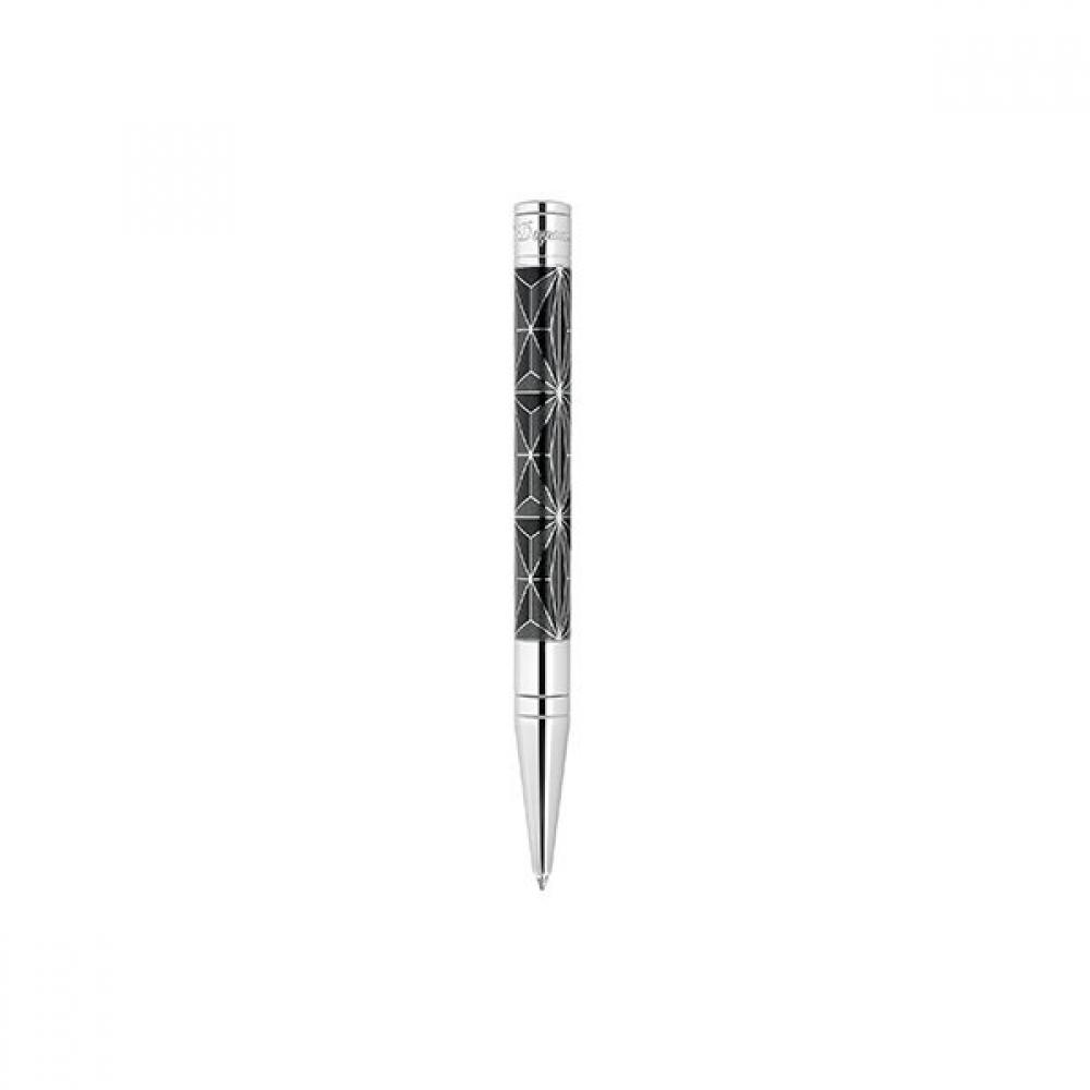 S.t. Dupont Ballpoint Pen Black Chrome Cb275070z