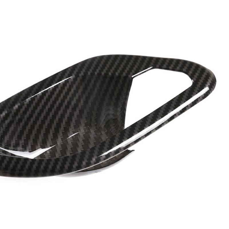 Автомобильные аксессуары в карбоновом стиле, внутренняя дверная ручка, крышка рамы для BMW 5 серии E39 1996 1997 1998 1999 2000 2001 2002