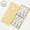 [Condolence Note Included] [New Yawaragi Floral/Violet Scent] Incense Set, Low-Smoke and Smoke-Producing Incense, Paulownia Wood Box with Gift Wrappin