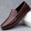 Модные Повседневные Роскошные Брендовые Мужские Лоферы Мокасины из Натуральной Кожи Легкие Дышащие Туфли-Слипоны 2025 Новая Мужская Обувь Мужская Обувь Слипоны