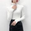 Winter Women Knitted Turtleneck Sweater Fall Casual Slim Sweaters Pullover Womens Long Sleeve Elasticity Sweater