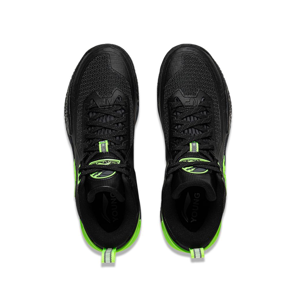 Li Ning Детские баскетбольные сетчатые удобные модные легкие амортизирующие низкие баскетбольные кроссовки Мужские кроссовки Черные YKBV026-1A