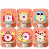 DIY Puzzle DIY Clock Toys Cartoon Clock Time Teaching Aid Cognition Clocks Toys  Baby DIY Toys
