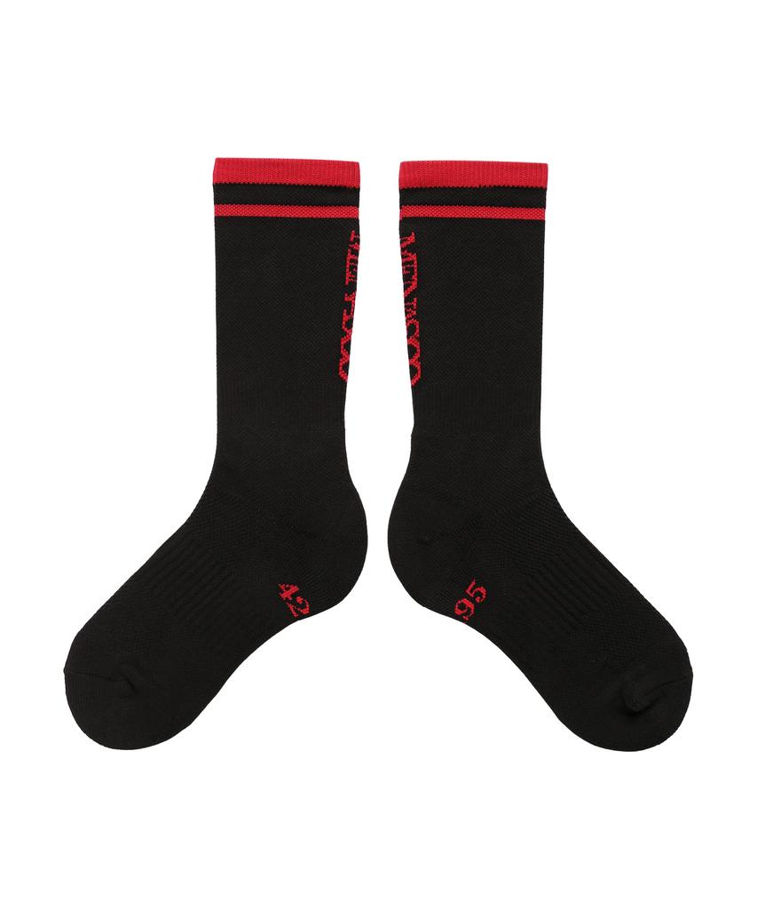 Minasu [10 пар] Носки для бега с манжетой Flogger Fit_Длинные_Черные
