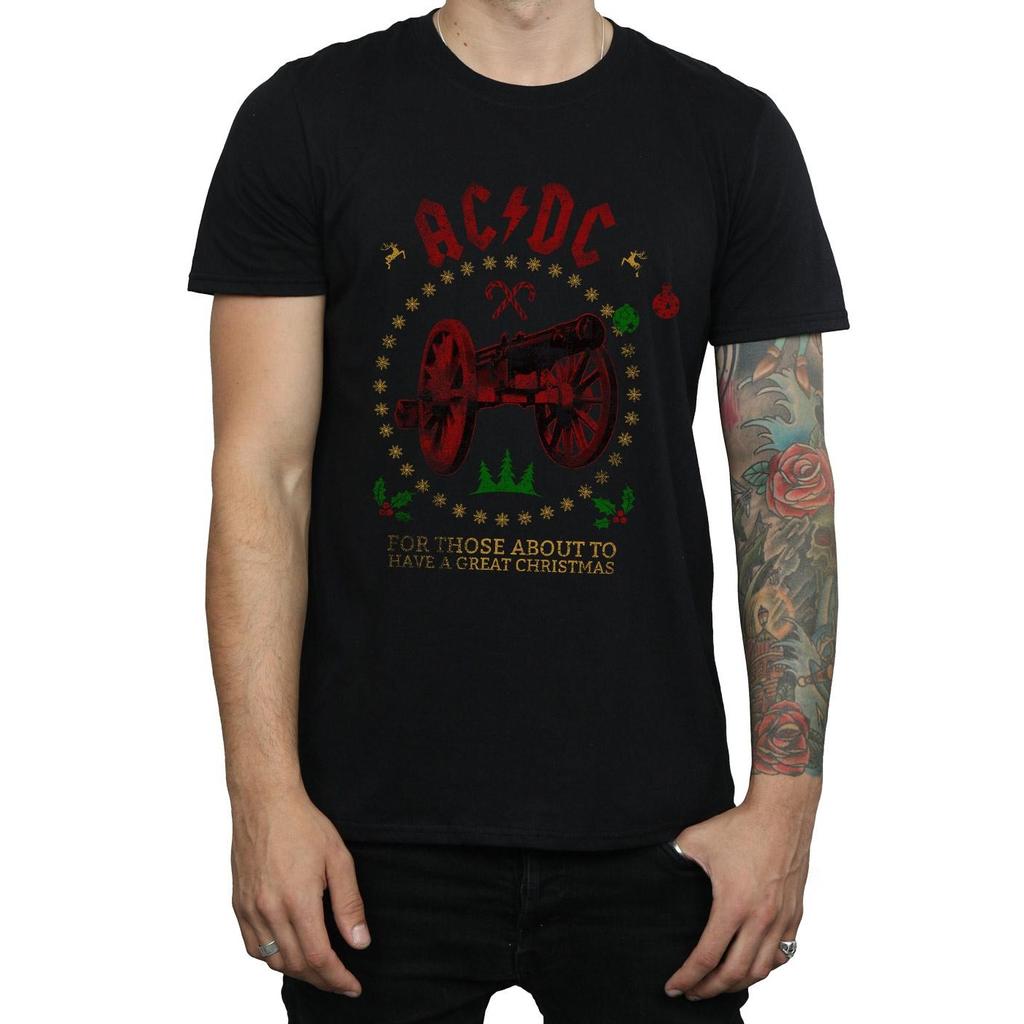 AC/DC Mens Christmas For Those T-Shirt