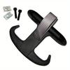 Car Trunk Hook Portable High-strength Plastic Hidden Hook Cargo Rack Sundries Storage Multifunctional Horn Hook  Spare Box Horn Hook with Screws