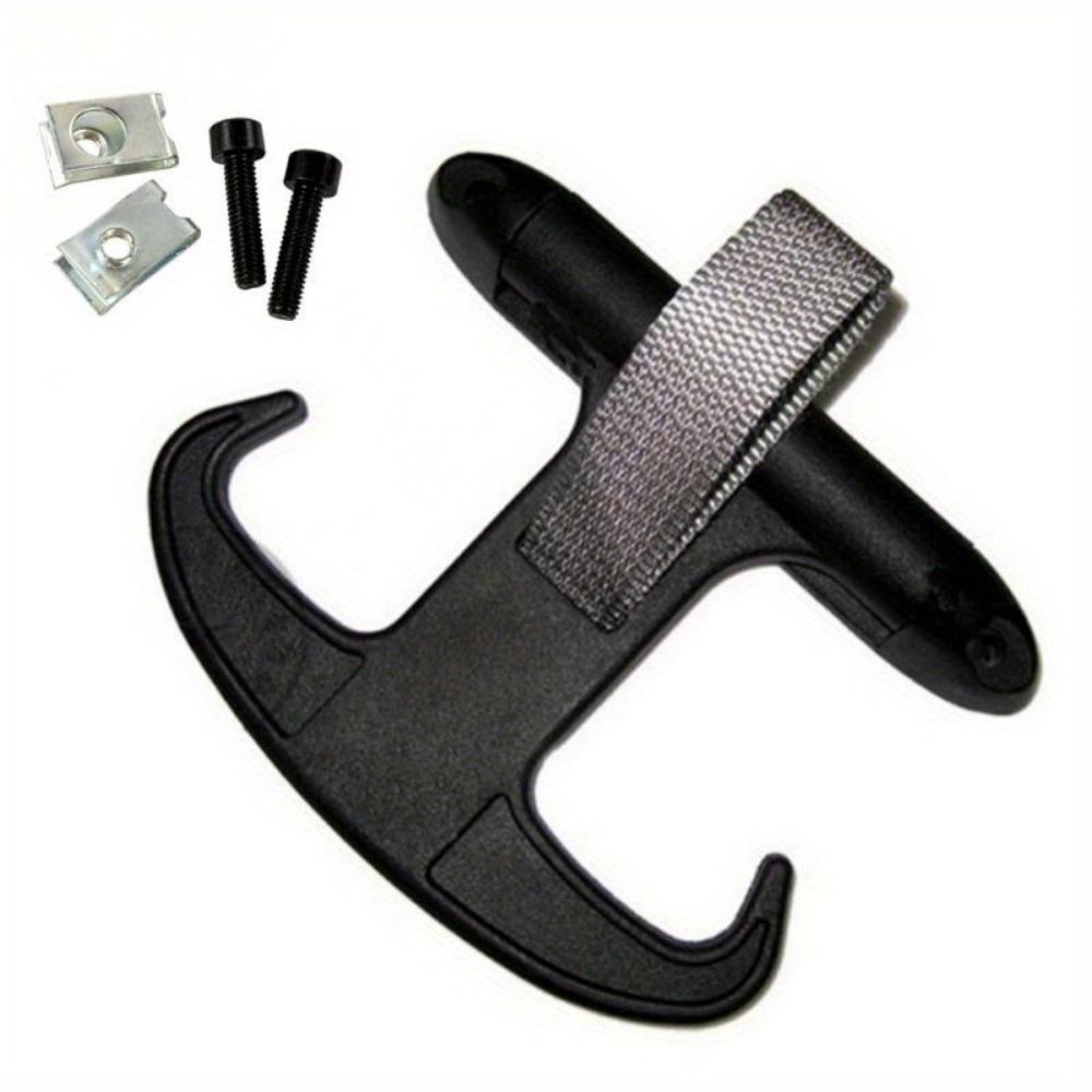 Car Trunk Hook Portable High-strength Plastic Hidden Hook Cargo Rack Sundries Storage Multifunctional Horn Hook Spare Box Horn Hook with Screws
