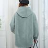 Winter Women Plus Size Hooded Fleece Coat High Quality Lamb Wool Jacket