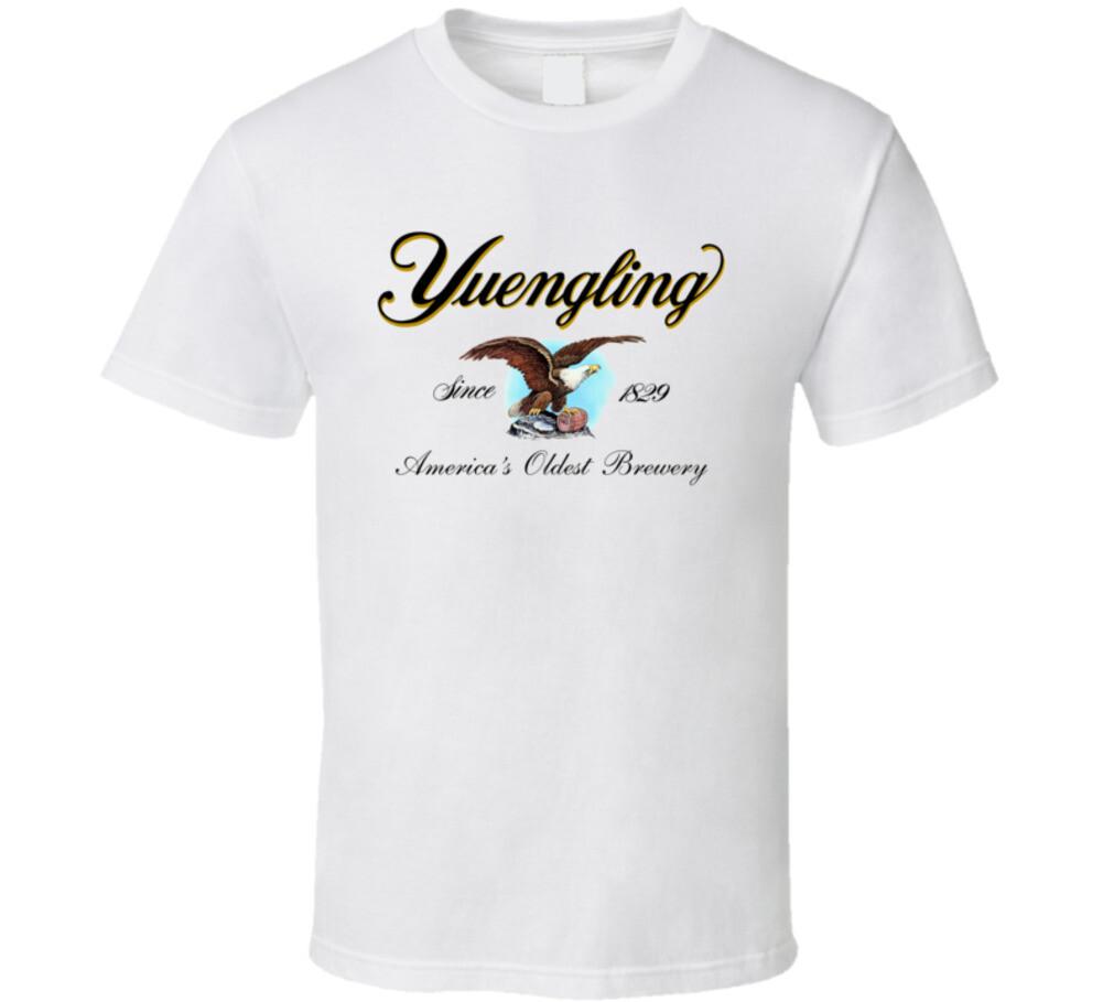 Yuengling Brewery Cool Eagle Beer Logo T Shirt Mens Womens Tees Top