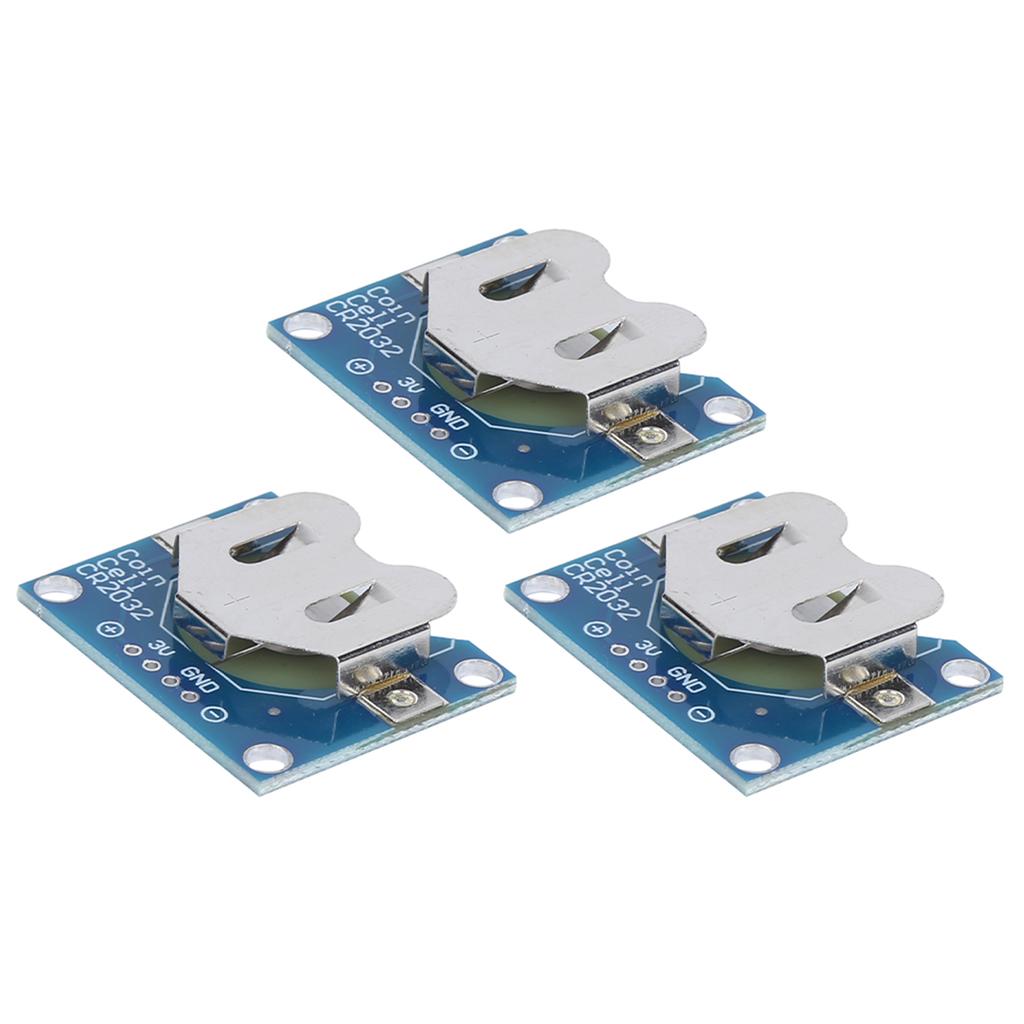3Pcs Button Battery Mounting Board Electrical Holder Module for 20mm CR2032 Coin Cell
