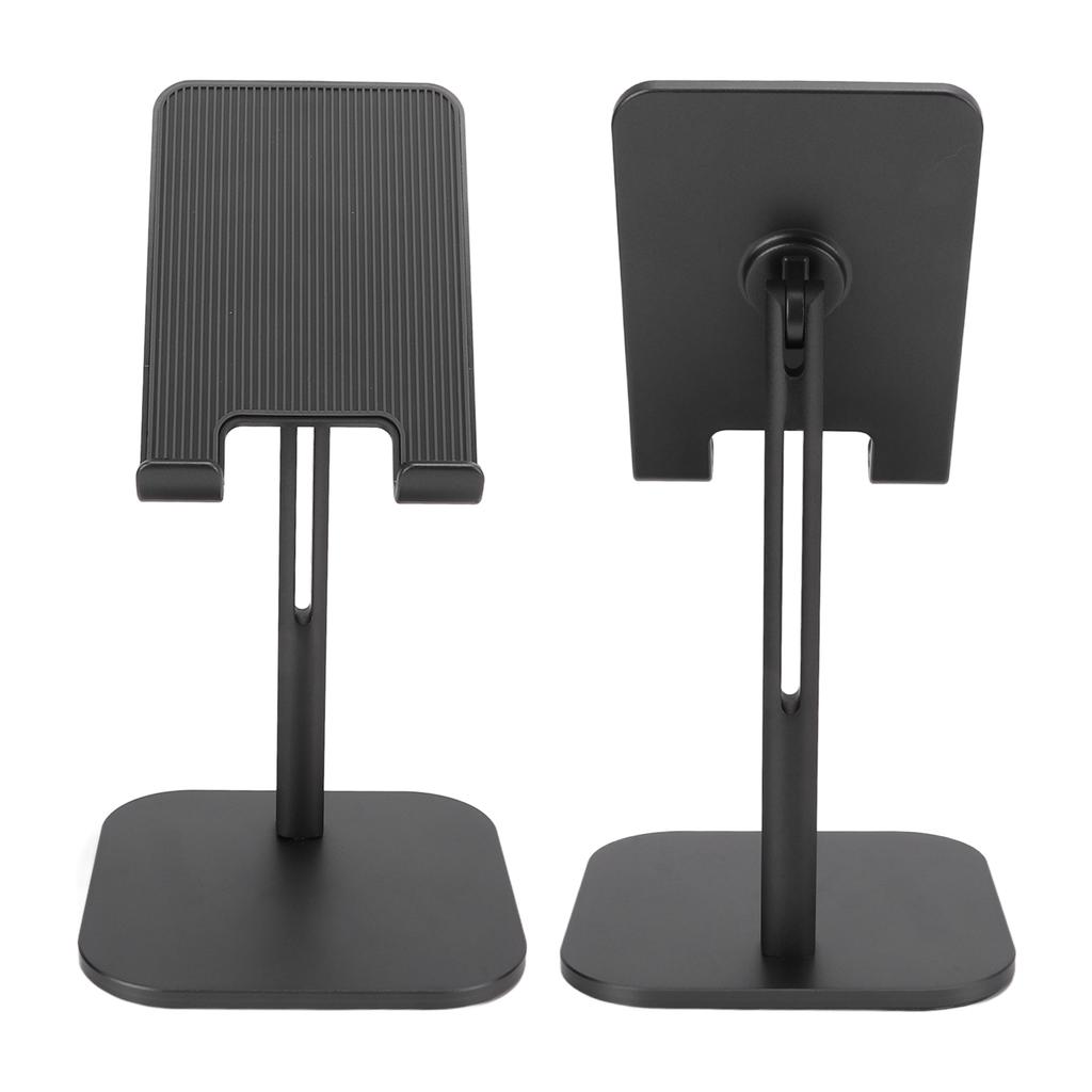Phone Stand Dark Gray Adjustable Lift Office Learning Aluminum Alloy Mobile Phone Tablet B