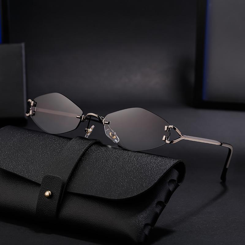 Солнцезащитные очки без оправы Rhombus женские солнцезащитные очки Trend Street женские солнцезащитные очки