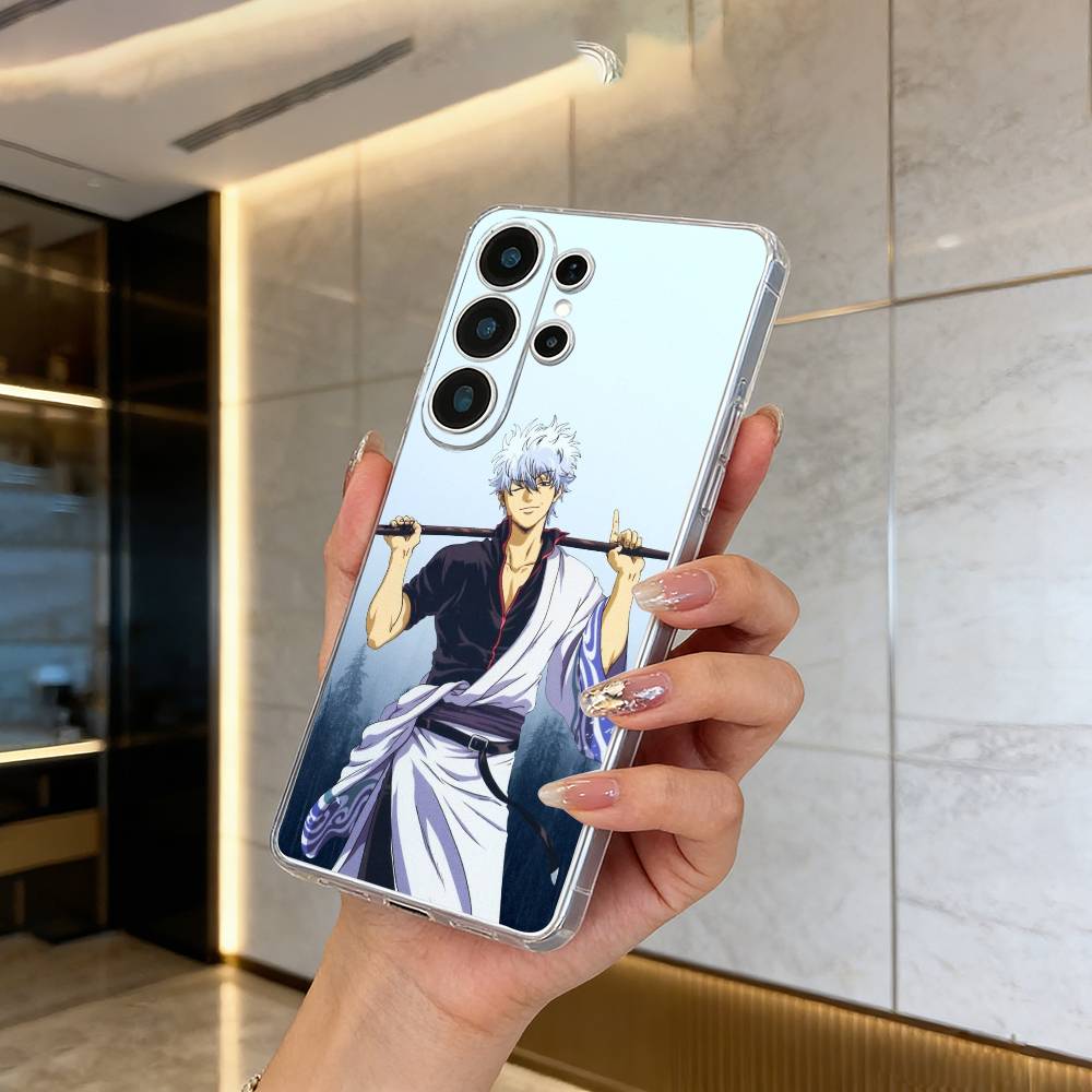 G-Gintama-Гинтоки Саката Прозрачный Мягкий Силиконовый Чехол для Телефона для Samsung S25, S24, S21, S22, S23, S30, Ultra, S20, Plus