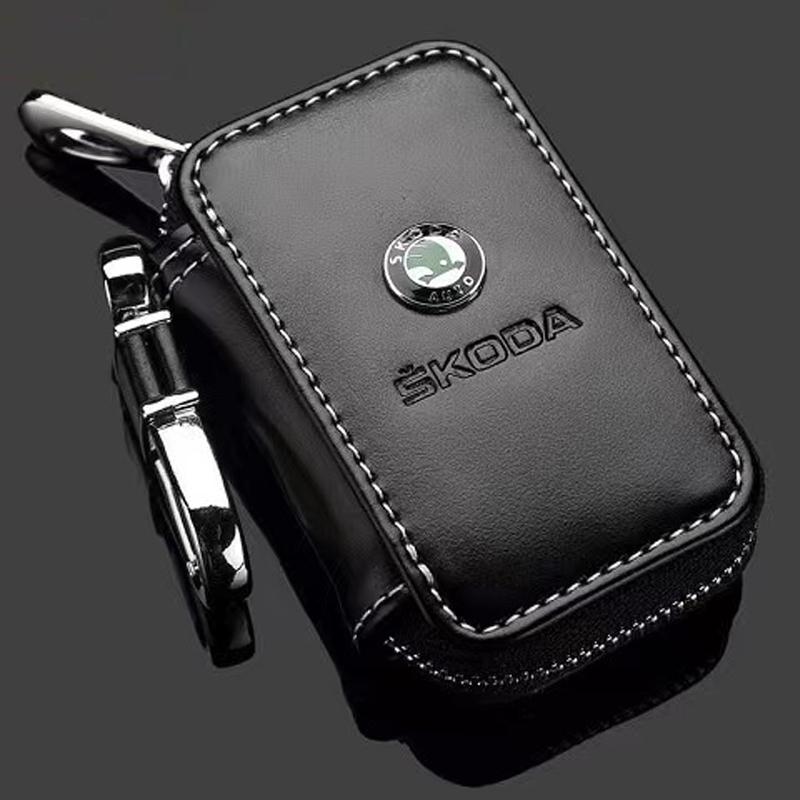 JKFB8 Genuine Leather Shell Bag For Skoda Octavia A5 A7 Fabia Superb Kodiaq Karoq Accessories