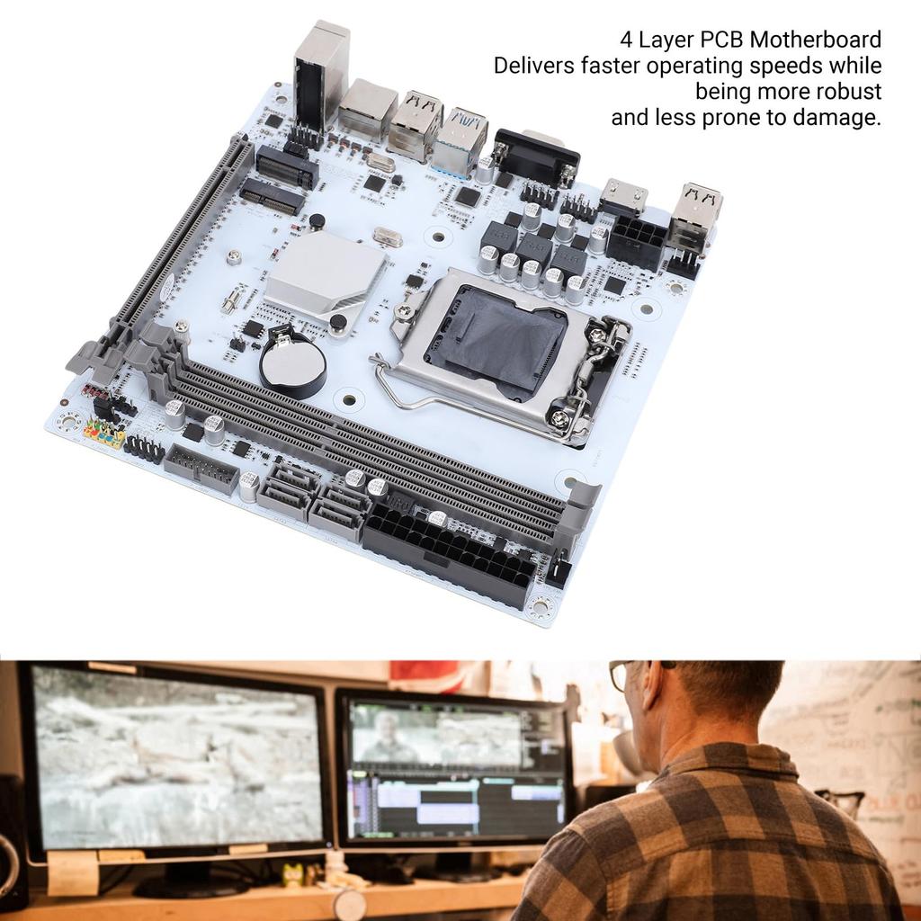 MENDUNER LGA1155 ITX PCIe x16 DDR3 Dual USB HDMI VGA Gigabit LAN for E3 CPUs Motherboard, Slot, ~ 16GB, 3.0 M.2 Support, 3.0, Output, i7, i5, i3,