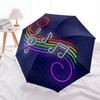 1pc Music Notes Themed High-quality Umbrella,Automatic Opening and Closing Umbrella,Multi-functional Umbrella G0811400