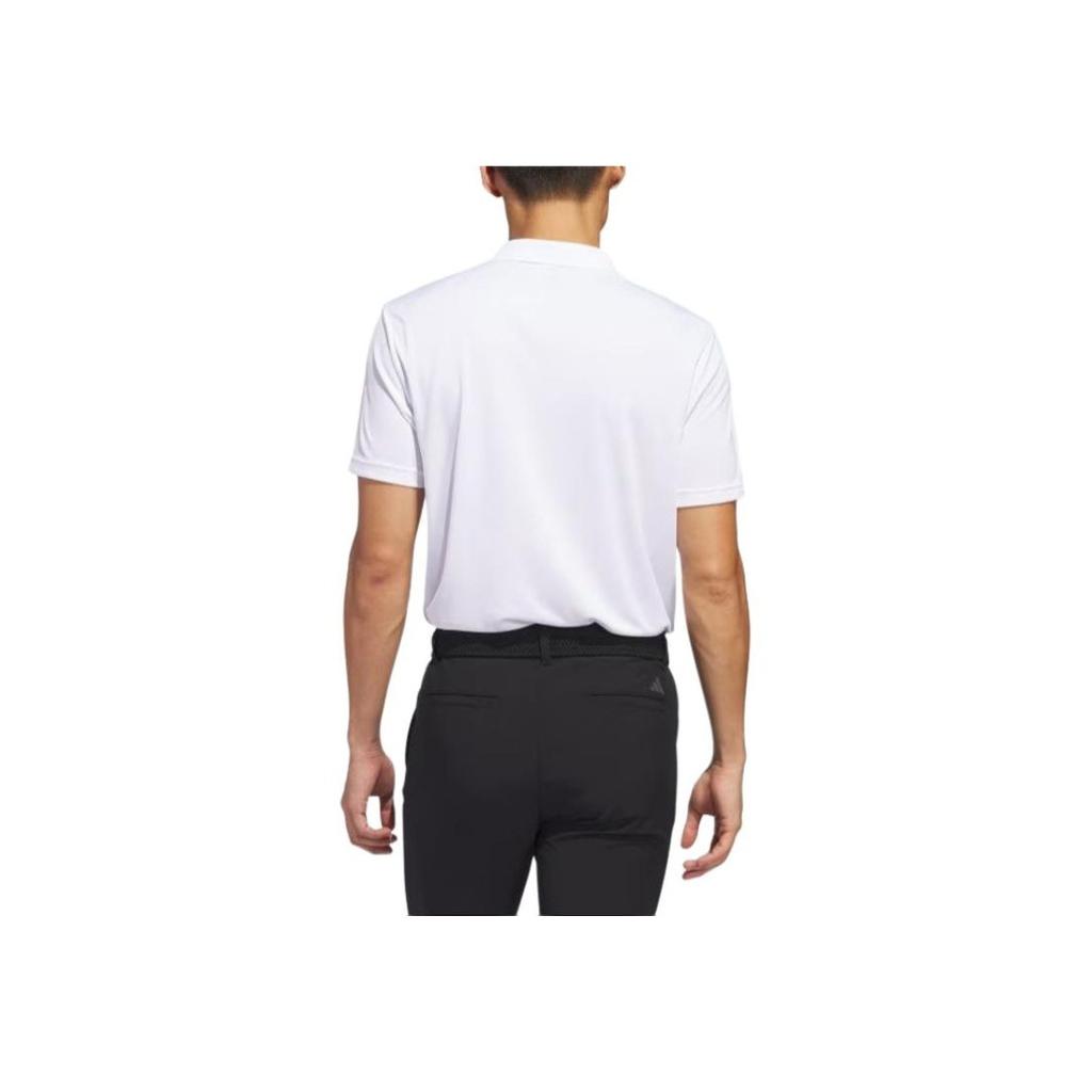 Adidas Футболка-поло прямого кроя с логотипом гольфа Core Performance Primegreen, мужские топы белого цвета IU4441