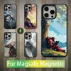 Горячий Игровой Чехол для Телефона W-Warhammer-40k Для iPhone 16,15,14,13,12,11,Pro,Max,Plus,Mini,Magsafe,Магнитный Чехол с Беспроводной Зарядкой
