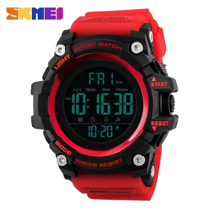 SKMEI 1384 Мягкие часы для мужчин reloj hombre с ударопрочностью, 2 часовых пояса, спортивные часы, секундомер, таймер обратного отсчета, мужские цифровые часы