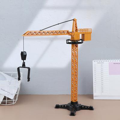 Для мальчиков Подарок Пластиковый Инженерный Литой Башенный кран Классическая Строительная Модель Транспортное средство Погрузчик Трактор Экскаватор Игрушки