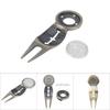 Сплав цинка   Инструмент для ремонта лунок на поле для гольфа Магнит с   Линией для тренировок Практики(silv )