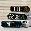 Многофункциональные цифровые светодиодные часы, настенные настольные часы для спальни