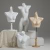 Unisex Half-Body Plastic Mannequin for Underwear Display