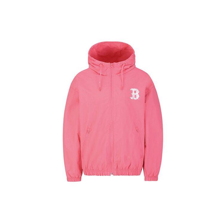 Серия MLB Like Ветровка с граффити Легкая Унисекс куртки Розовый 31JP09031-43P