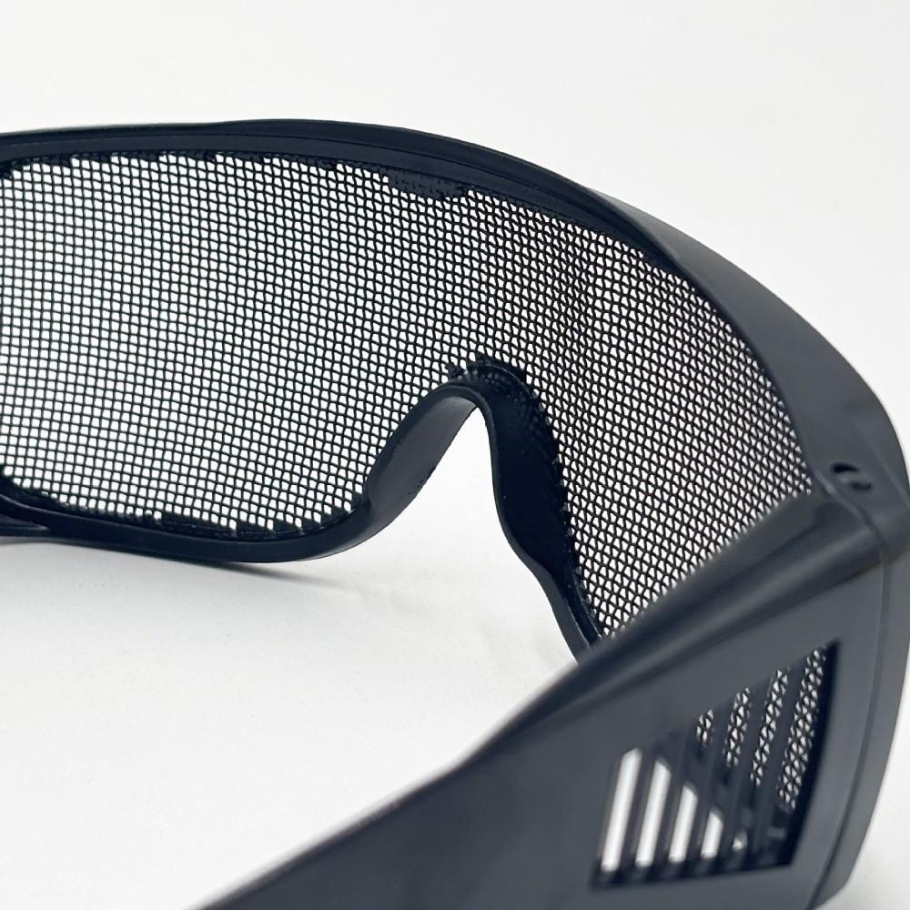 Steel Wire Metal Mesh Safety Goggles Shock Resistant Impact Resistant Safety Glasses Breathable Eye Protector Equipment