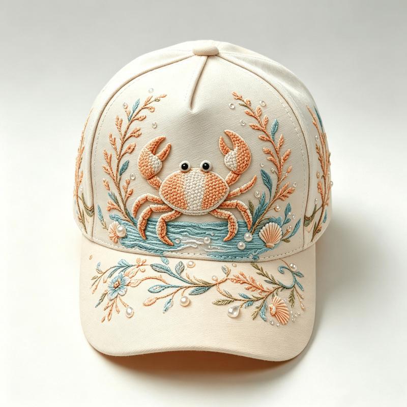 New D Digital Printing Butterfly Baseball Cap Morning Garden Adult Cap Peaked Cap Pastoral