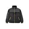 Landyn Sporty Sherpa Jacket Stand Collar Fitted Zip Long Sleeve Jacket Men Jackets Coal 1132354-CTLW