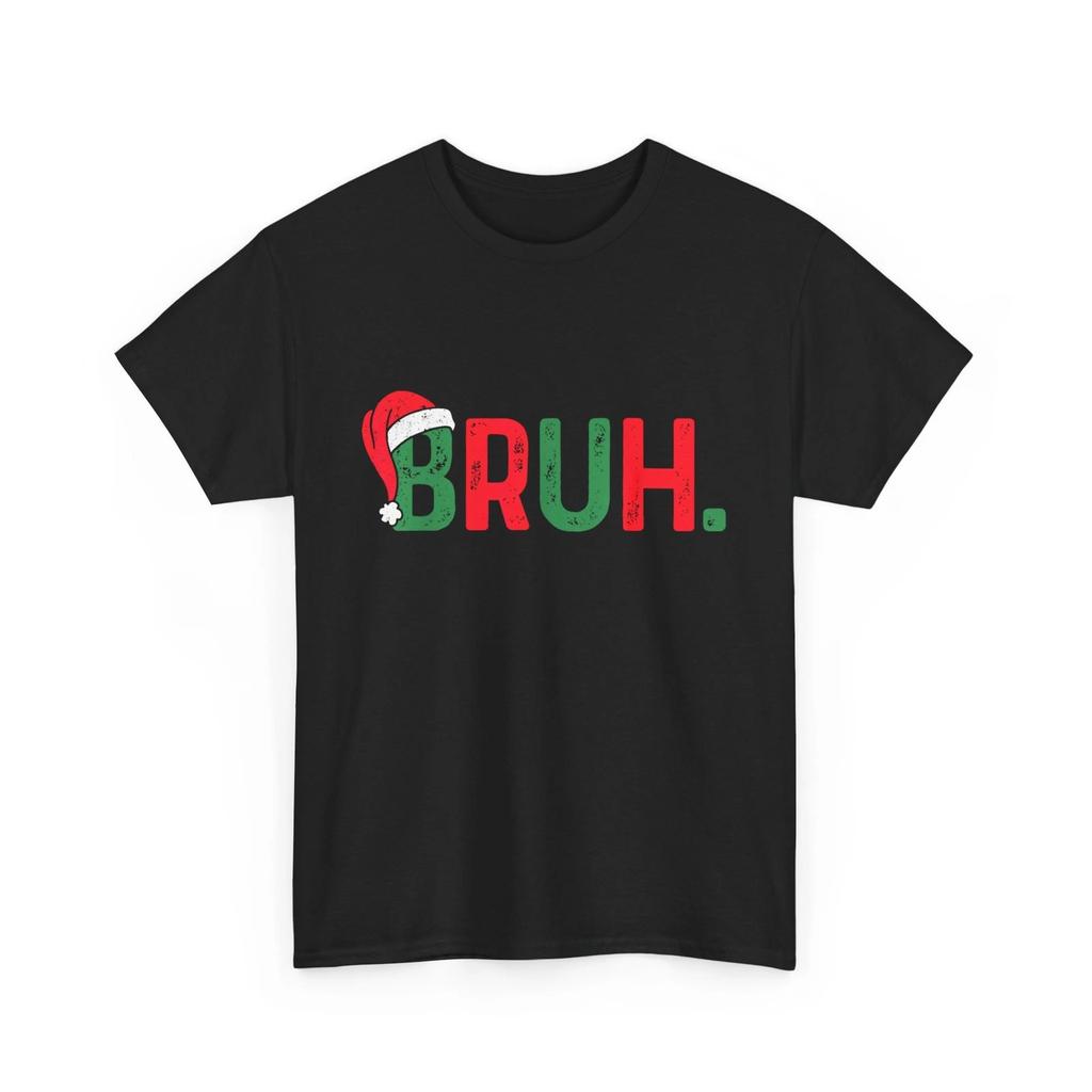 Bruh Funny Saying Bro Teens Boys Kids Christmas Pajamas Xmas T-Shirt