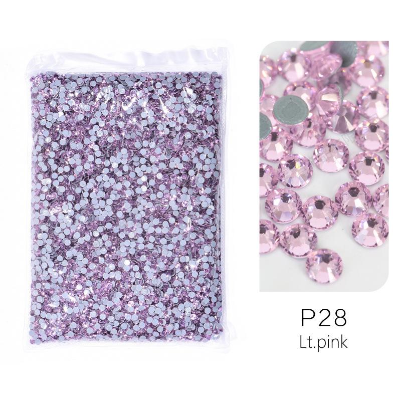 Крупная упаковка Единообразная имитация стекла Австрийский горячий бриллиант, Дно с термоклеем Сделай сам Одежда Обувь и Головные уборы Ювелирные изделия Стразы