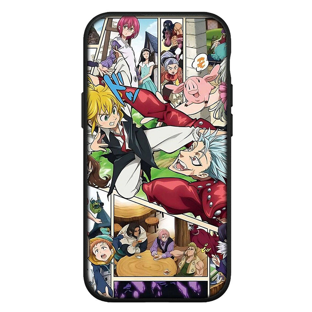 Чехол для iPhone 17 16 15 Xiaomi Poco Redmi Note 14 13 12 11 Pro Max Samsung Galaxy S25 S24 OPPO Huawei Семь смертных грехов Мелиодас Бан Чехол для телефона
