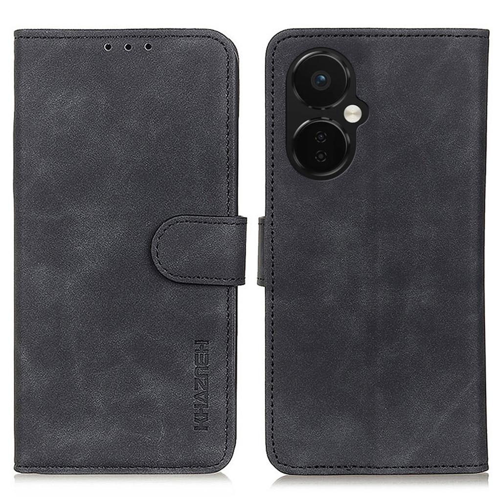 KHAZNEH For OnePlus Nord CE 3 Lite 5G/Nord N30 5G Phone Wallet Case Retro Texture PU Leather Stand Cell Phone Cover