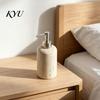 Leak Proof Soap Bottle Resin Refillable Dispenser, Liquid Hand Shampoo Container, Easy to Refill Dispenser Empty Pump Lotion for Bathroom Kitchen