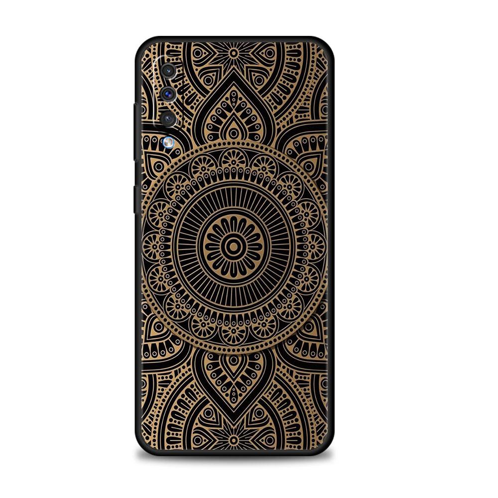 Phone Coque Mandala Flower Totem For Samsung Galaxy A70 Note 20 Ultra 10 A20e A20s A30 A50 A40 A10s A10 A42 5G Style Covers