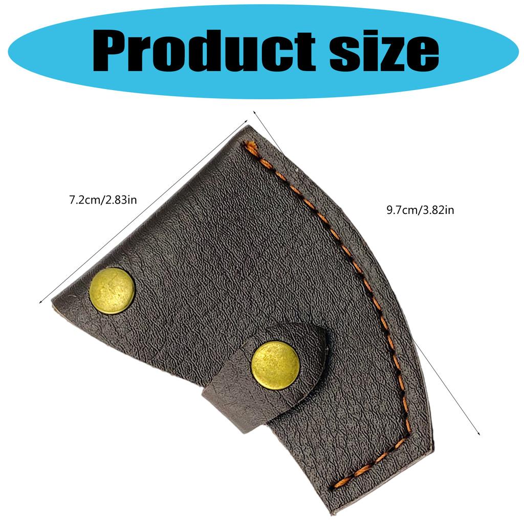 Чехол для топора из искусственной кожи, чехол для топора с креплением на талии и зажимом на кнопку, кожаный чехол для топора