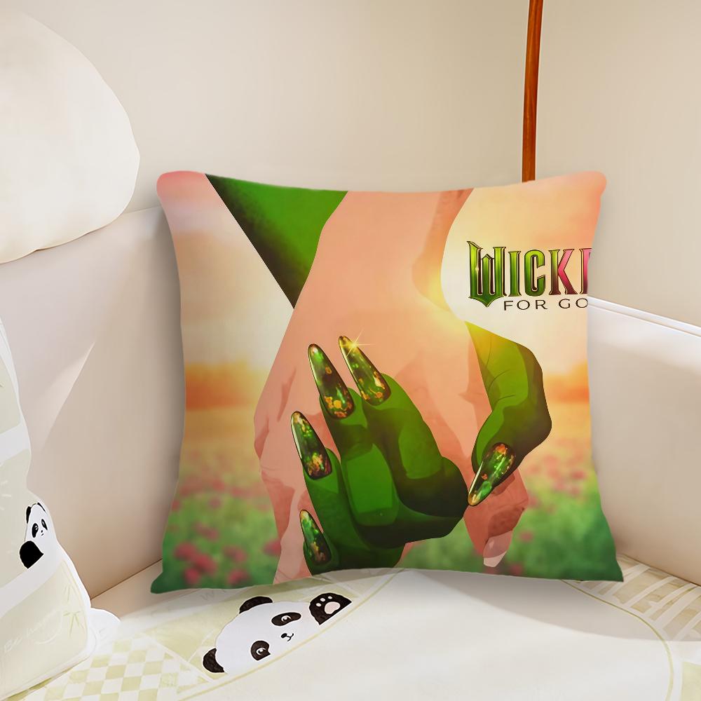 Movie Wicked Good cushion cover Pillow Case Plush Fabric Soft Double Sided Print Sofa Cushion Cover Throw Pillow Covers