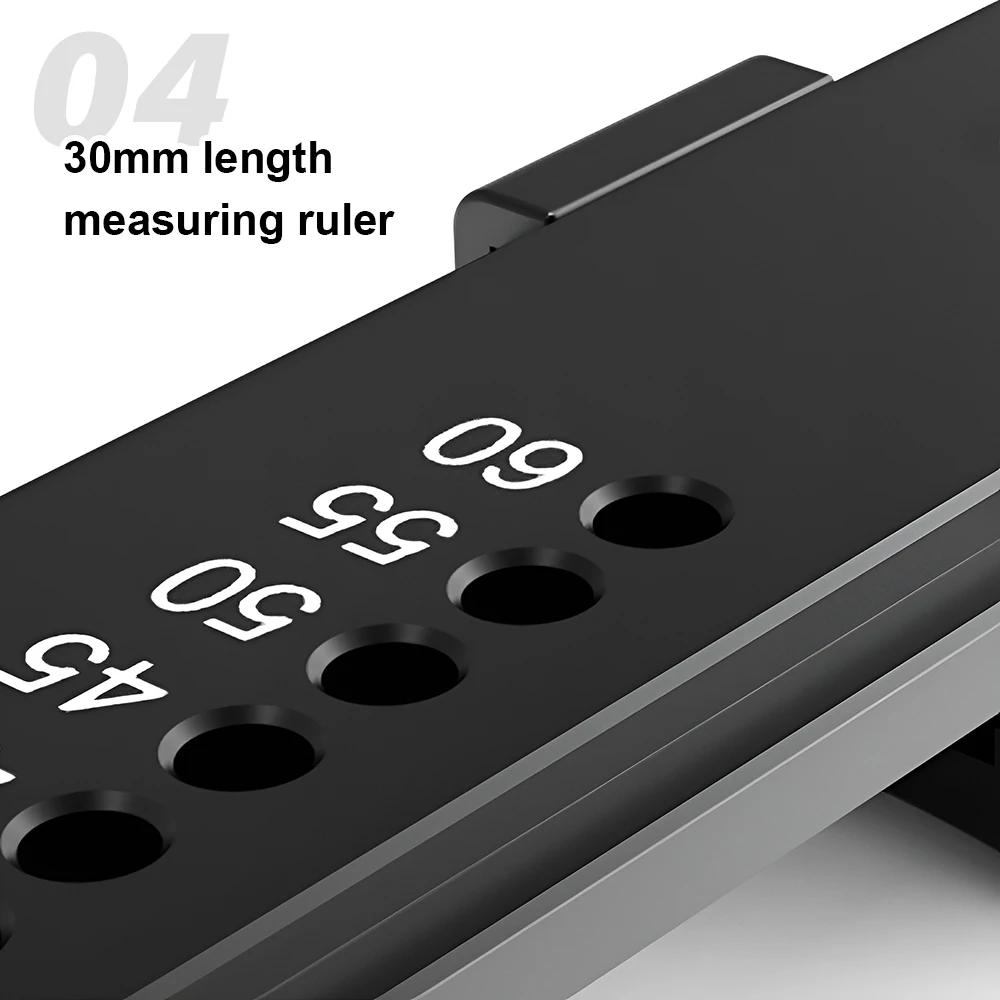 WOODPECKER R1 Plus Стоматологические инструменты Эндолинейки для гуттаперчи Автоклавируемая измерительная линейка Измеритель размаха Шкала Эндодонтическая