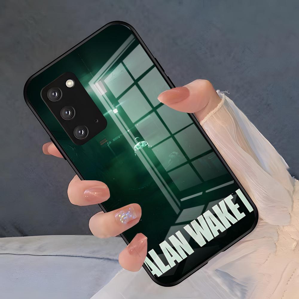 Чехол для телефона игры A-Alan Wake 2 для Samsung S26 S25 Plus S20 S20 Plus S22 Ultra S23 FE S21 Plus S21 Ultra Стеклянная крышка